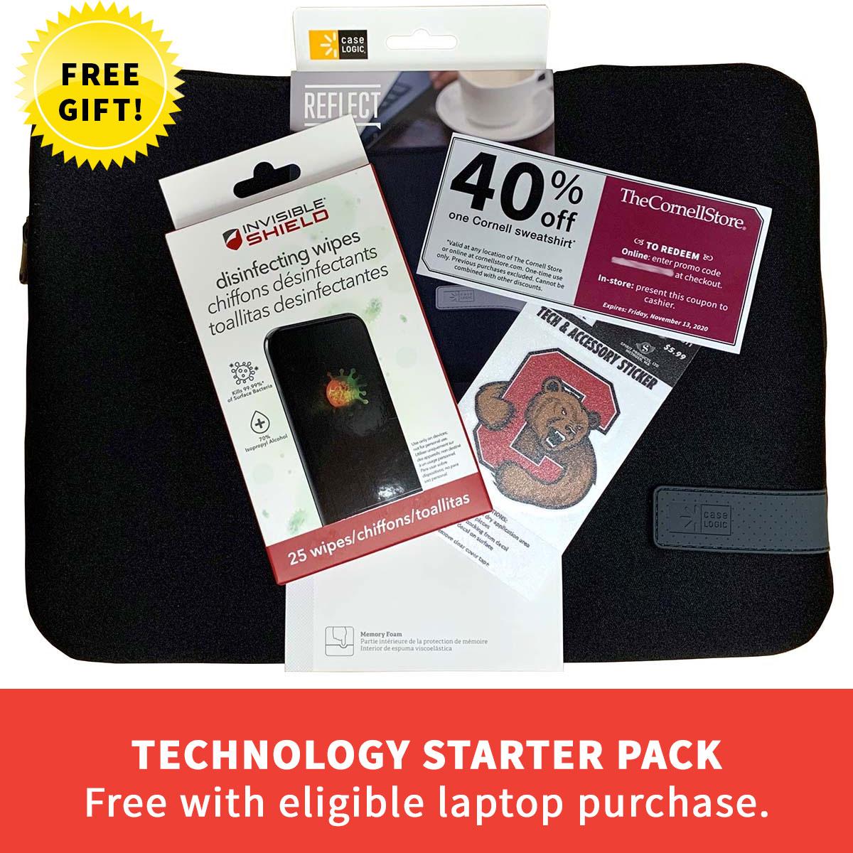 free technology starter pack with eligible laptop purchases