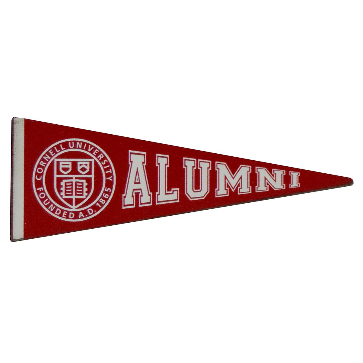 Cornell Alumni Wooden Pennant