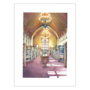 Cheryl Chalmers The Gould Reading Room Note Card