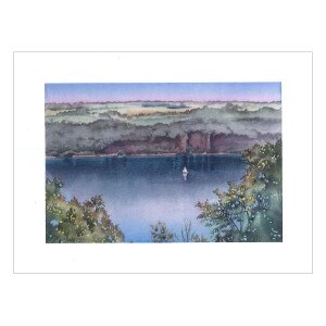 Cheryl Chalmers Glenwood Point Looking East Note Card