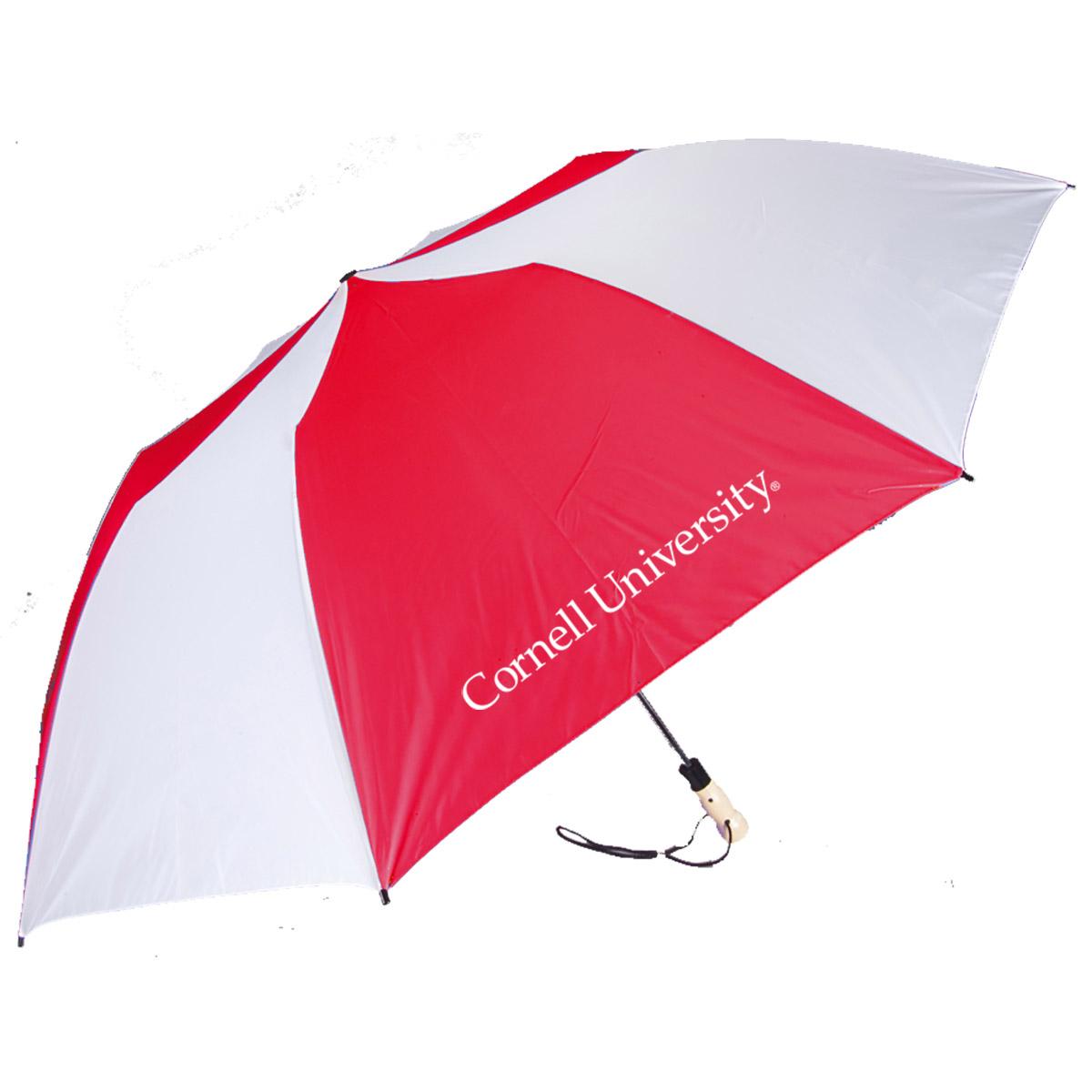 Red and White Big Storm Umbrella wi