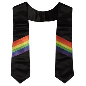 Rainbow Commencement Stole