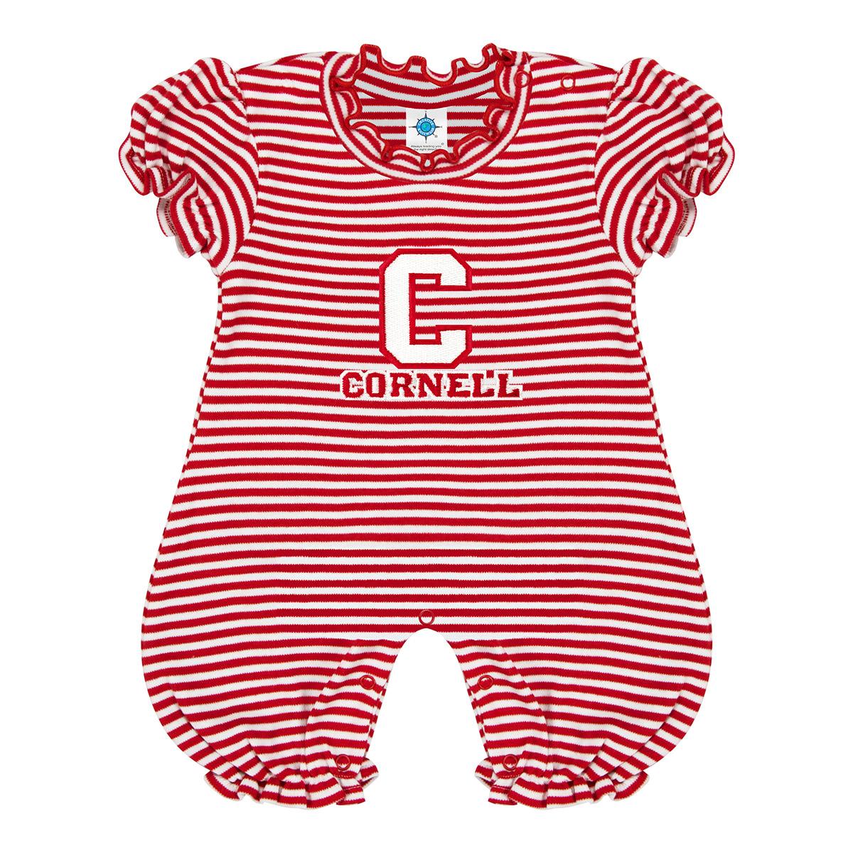 Ruffled Onesie - C over Cornell