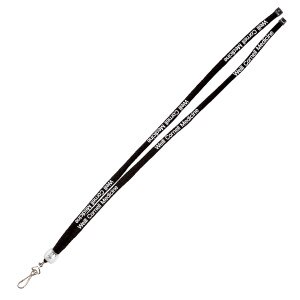 Weill Cornell Breakaway 3/8" Lanyard Black