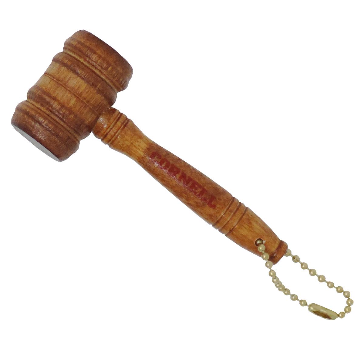 Cornell Law Wooden Gavel Key Tag