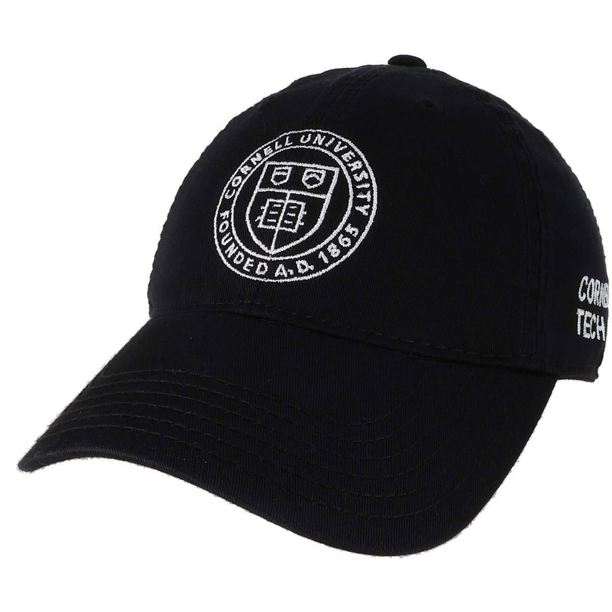 Cornell Tech Cap With Seal Blk