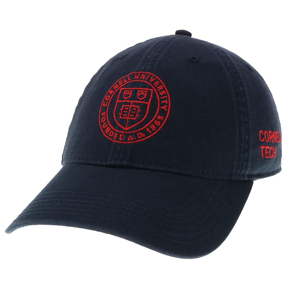 Cornell Tech Cap With Seal Blue