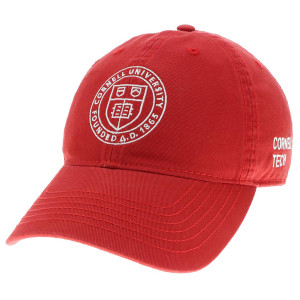 Cornell Tech Cap With Seal Red