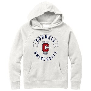 Women's League Cornell Big Red Univ 1865 Hoodie Oatmeal