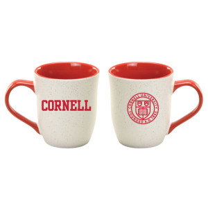 Cornell Seal Red Interior Granite Mug