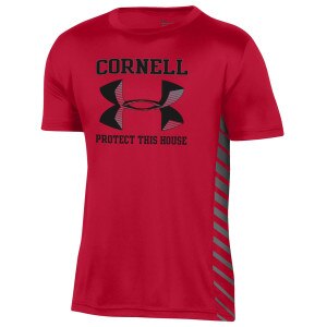 Youth Under Armour Cornell Over Ua Protect This House Tee