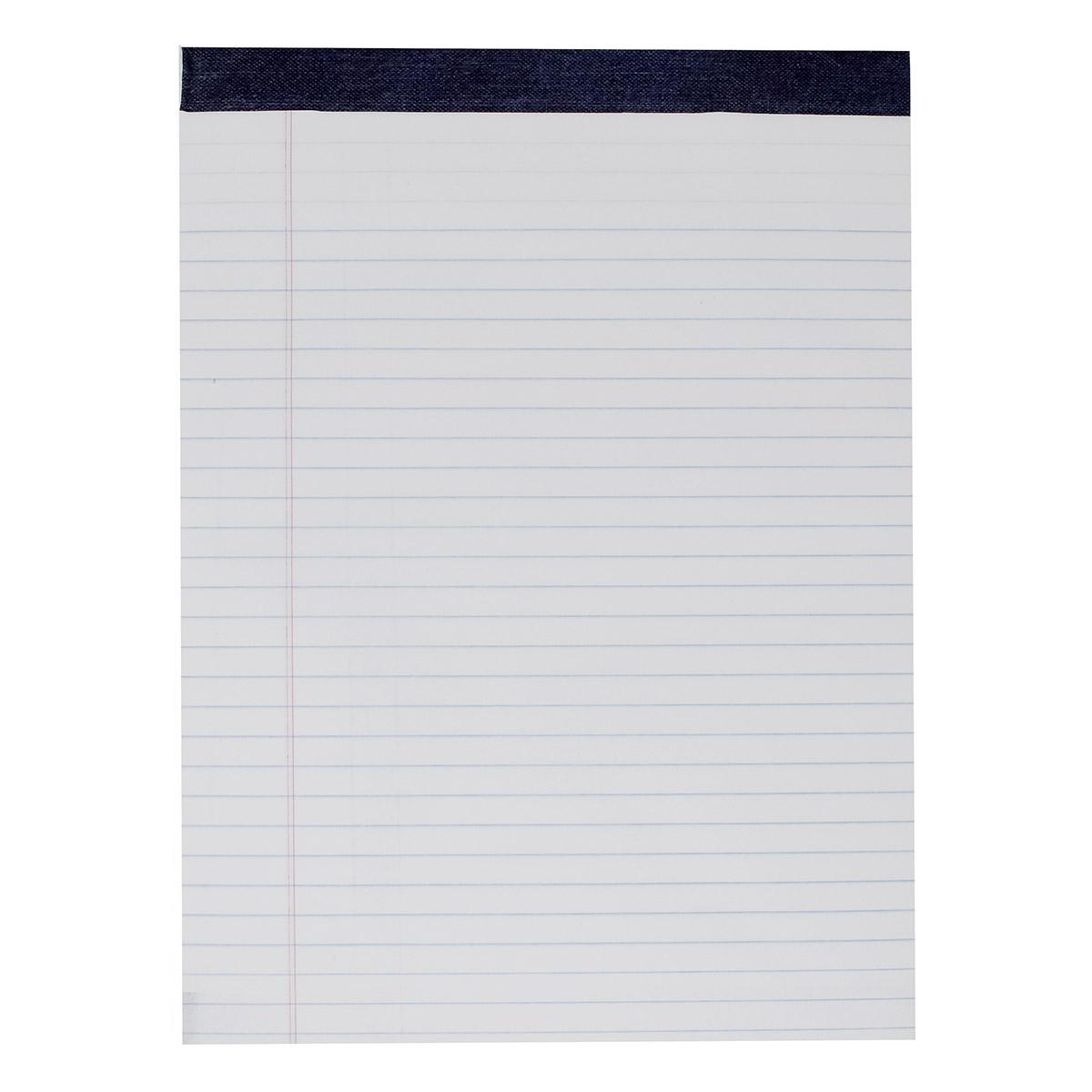 Legal Pad Letter Size White Paper Pad Notebooks, Binders