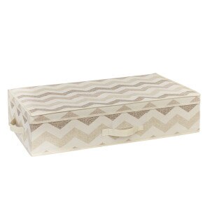 Storage Box Under Bed Chevron