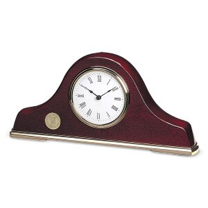 Cherry Wood Napoleon III Mantle Clock Cornell Seal