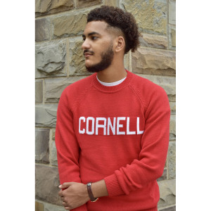 Knit In Cornell School Sweater Red