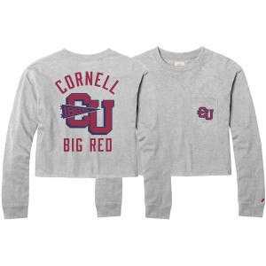 CU 1865 Long Sleeve Pocket Crop Tee