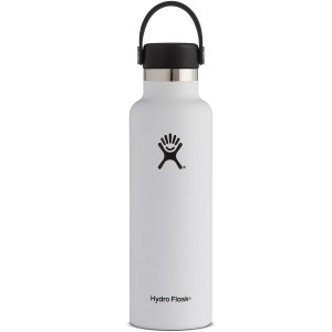 Hydro Flask 21oz Standard Mouth Water Bottle White