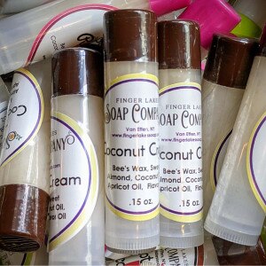Finger Lakes Soap Natural Lip Balm Coconut Cream