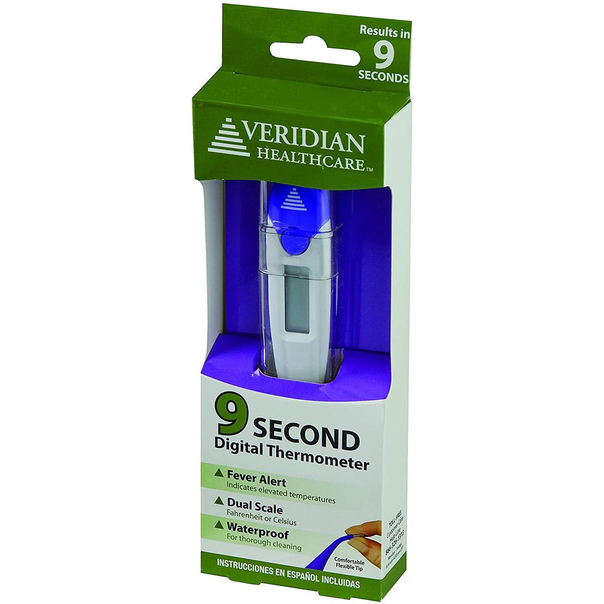 9Second Digital Thermometer Veridian