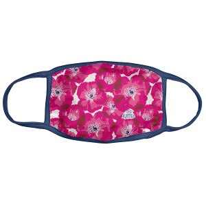 Karma Face Mask Covering Pink Poppy
