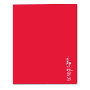 Red Cornell Tech Totem Folder 2 Pocket