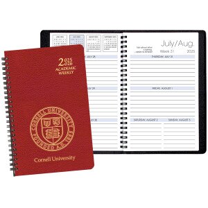 Cornell Skivertex Weekly Planner- 2025 to 2026