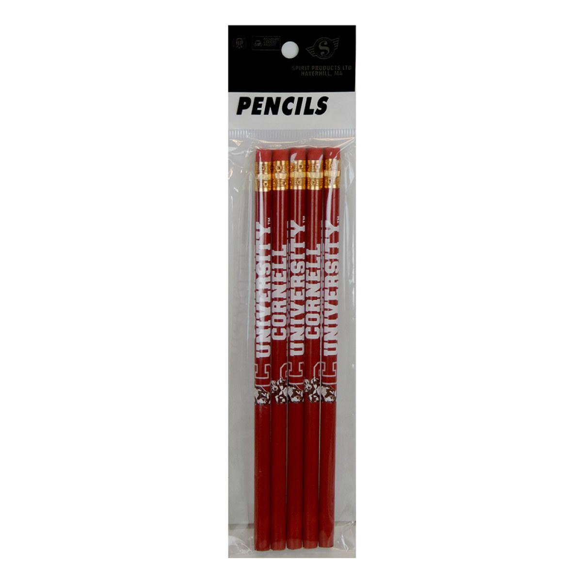 Red Cornell Pencils 5 Pack | Gifts