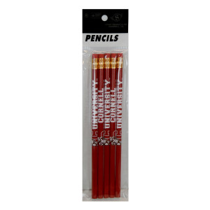 Pencil - 5 Pack Wooden Red