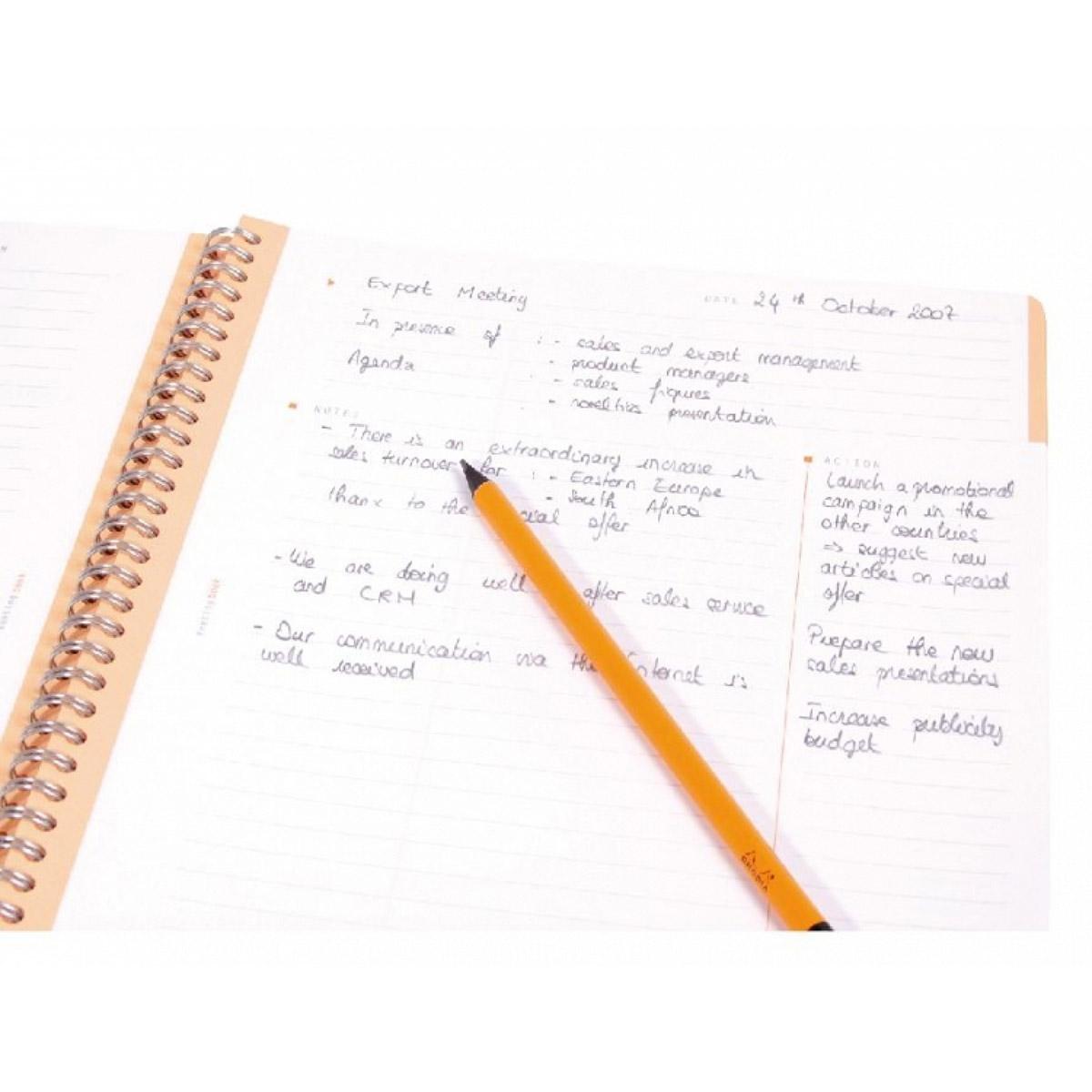 Rhodia Meeting Book, Black, Lined