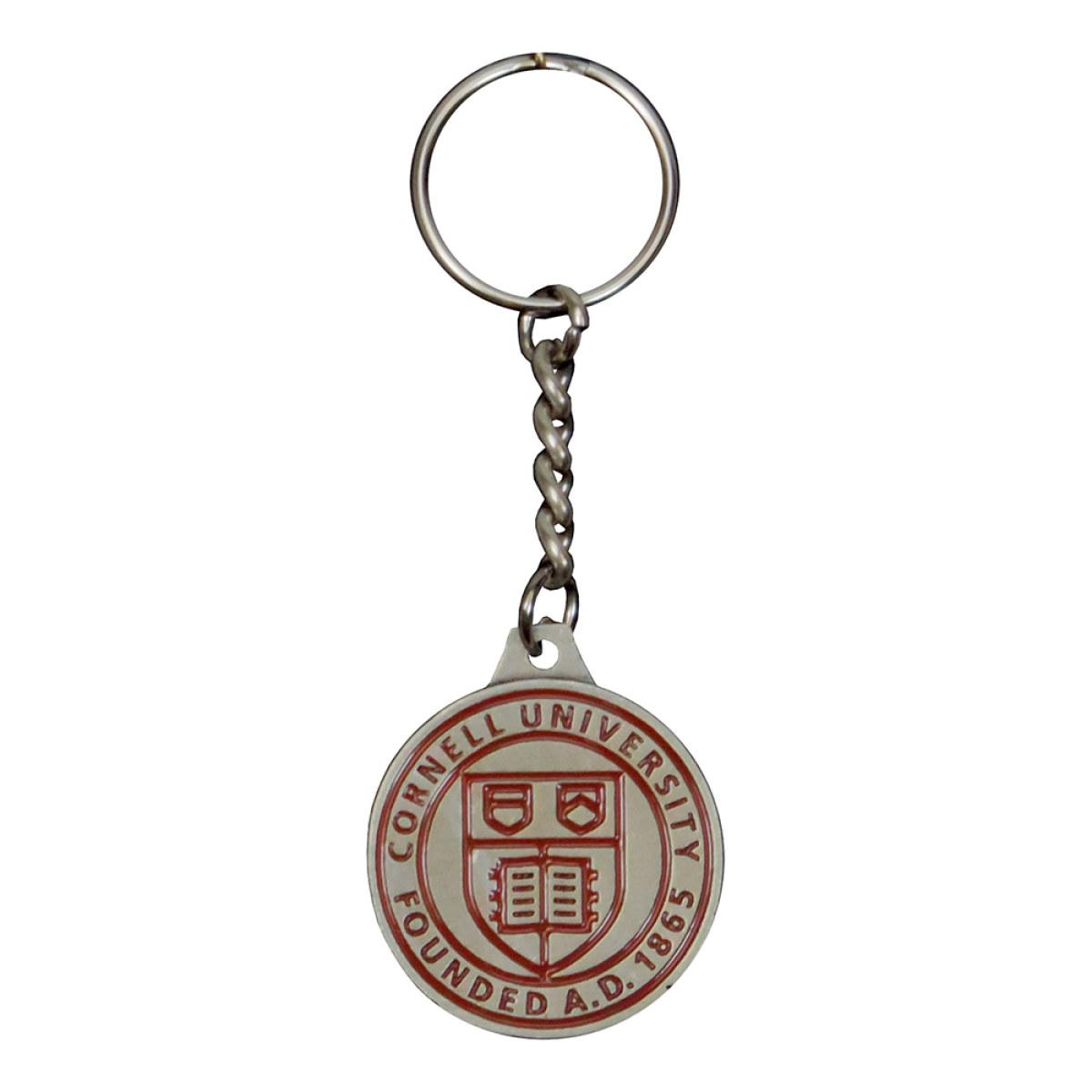 Pewter Cornell Seal Key Chain | Key