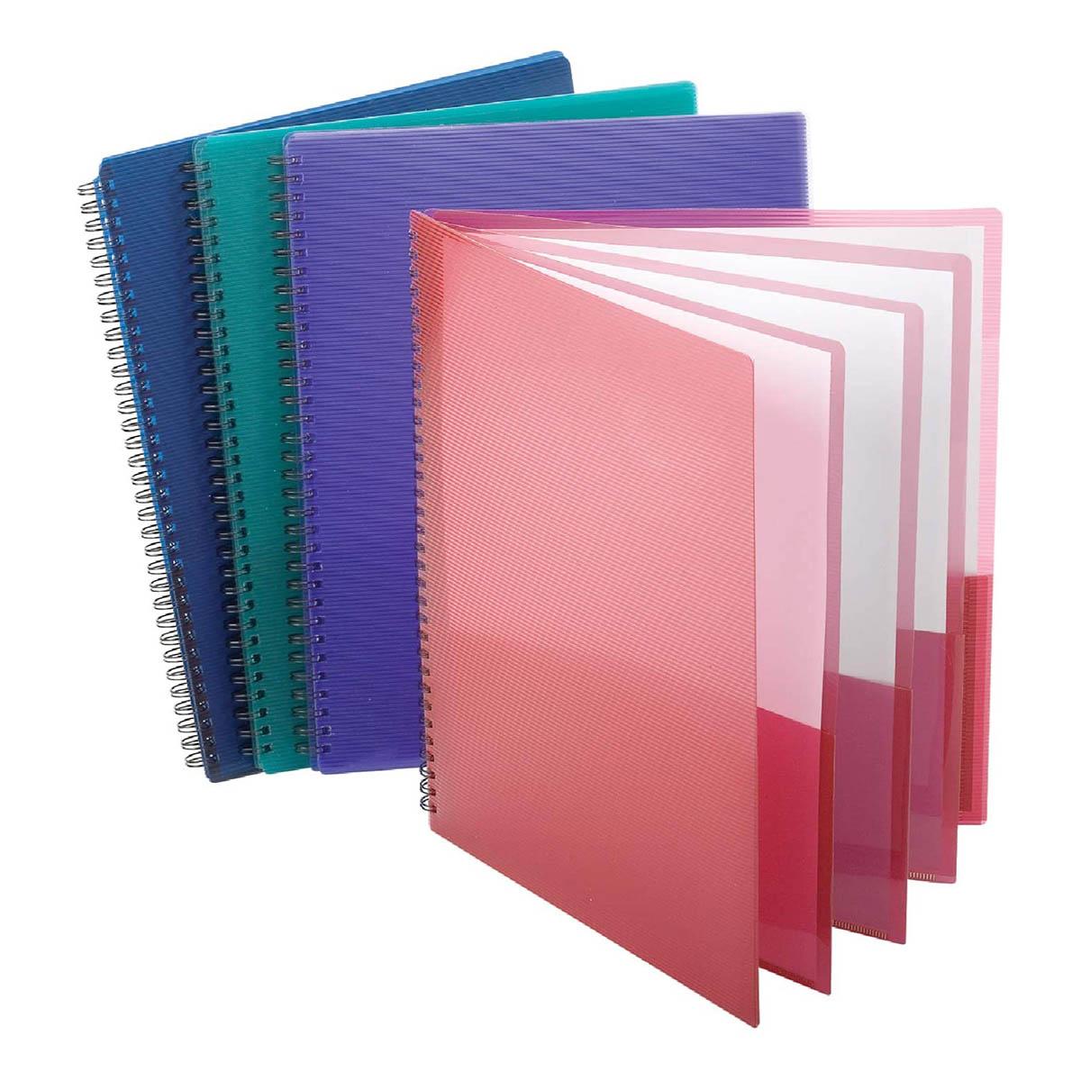 Poly 8-Pocket Folder, Letter Size