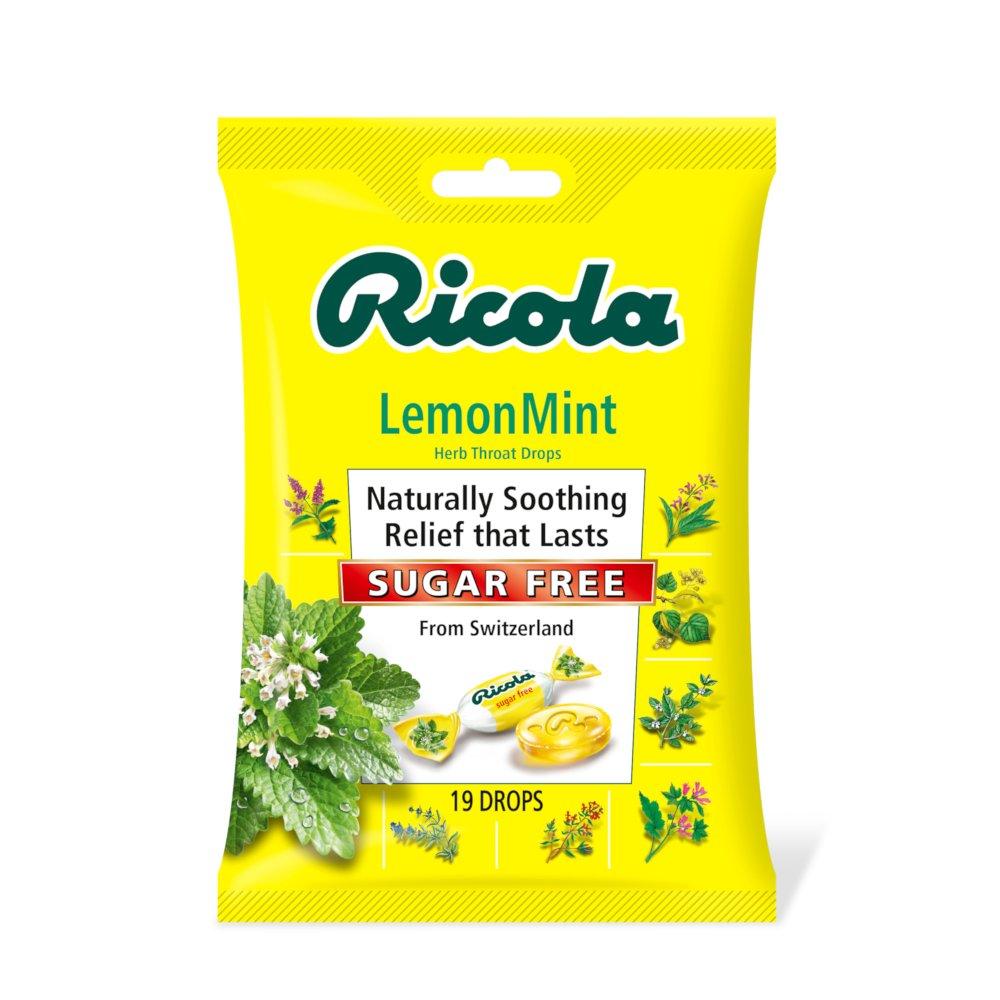 Ricola Sugarfree Lemon Mint Bag 19c