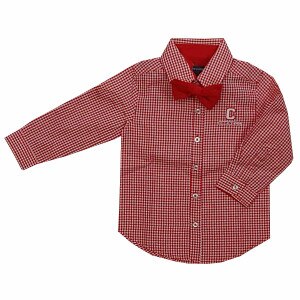 Toddler Gingham Long Sleeve and Bow Tie