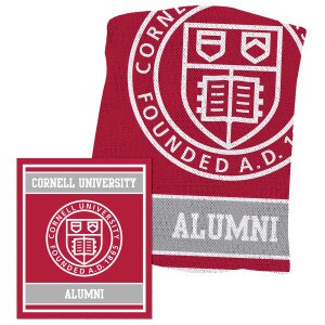 Cornell Alumni Knit Blanket