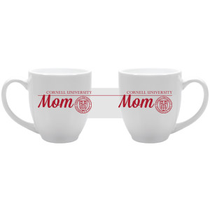 White Cornell University Mom Mug