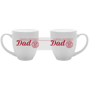 White Cornell University Dad Mug