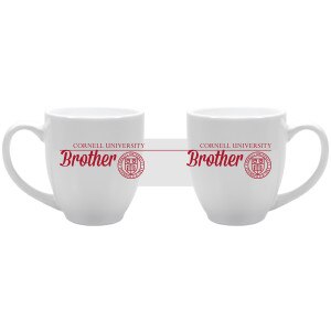 White Cornell University Brother Mug