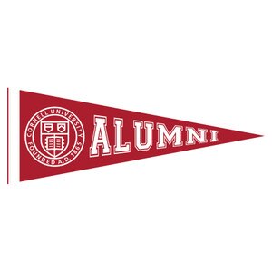 Cornell Seal and Alumni 9x24 Felt Pennant