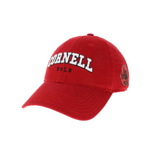 Cornell Polo Cap With Side Bear Red