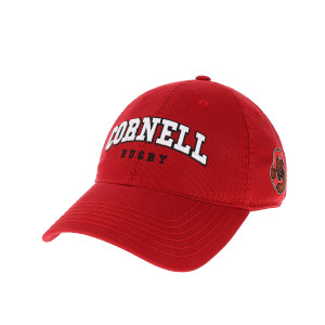 Cornell Rugby Cap with Bear Through C Side Embroidery