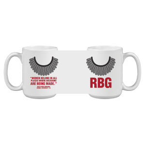 RBG Decisions Quote Ceramic Mug