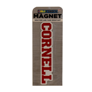 Red Cornell Car Magnet