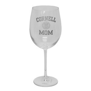 Cornell Mom Wine Glass 19oz