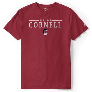 Cornell Over Split C Tee