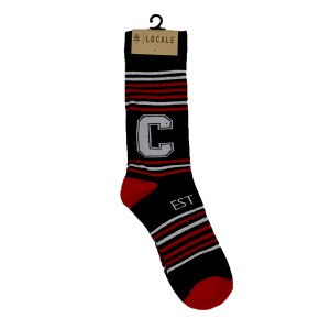 Block C with Est 1865 Knit In Socks