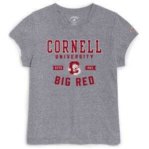 Women's Cornell Bear Through C Tee