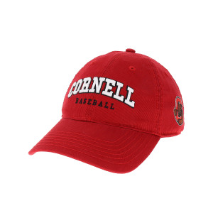 Cornell Baseball Cap with Side Bear Logo