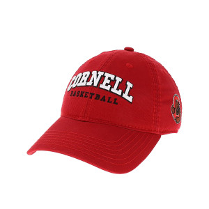 Cornell Basketball Cap With Side Bear Logo