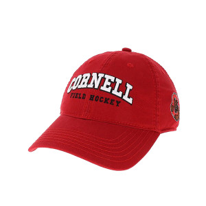 Cornell Field Hockey Cap With Side Bear Logo