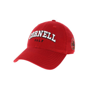 Cornell Golf Cap With Side Bear Logo
